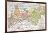 Prussia Historical Development Map-marzolino-Framed Art Print