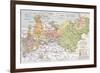 Prussia Historical Development Map-marzolino-Framed Art Print
