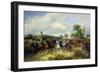 Prussian Cavalry on Expedition, c.19th-Carl Schulz-Framed Giclee Print