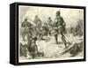 Prussian Drummer on the Battle-Field, September 1870-null-Framed Stretched Canvas