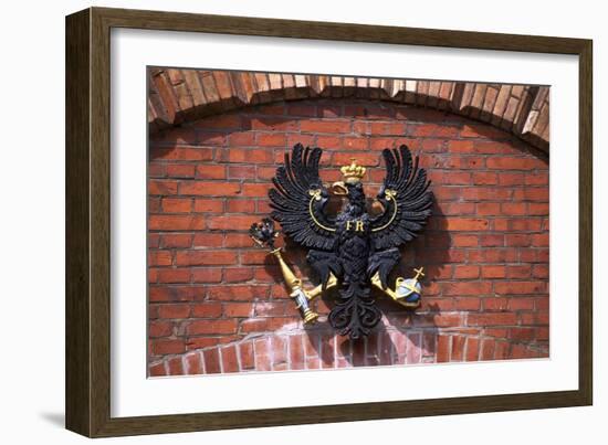 Prussian Eagle Crest, Detail from Door of Spandau Citadel, Circa 1680-null-Framed Giclee Print