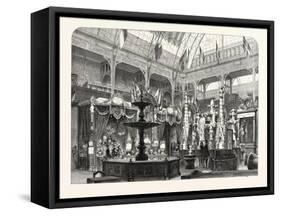 Prussian Exhibition at the Palace of Industry. Expo 1855. Paris-null-Framed Stretched Canvas