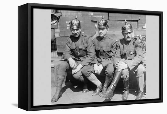Prussian Helmet Bond Drive-null-Framed Stretched Canvas