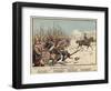 Prussian Infantry at the Battle of Leuthen-Carl Rochling-Framed Giclee Print