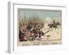 Prussian Infantry at the Battle of Leuthen-Carl Rochling-Framed Giclee Print