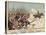 Prussian Infantry at the Battle of Leuthen-Carl Rochling-Stretched Canvas