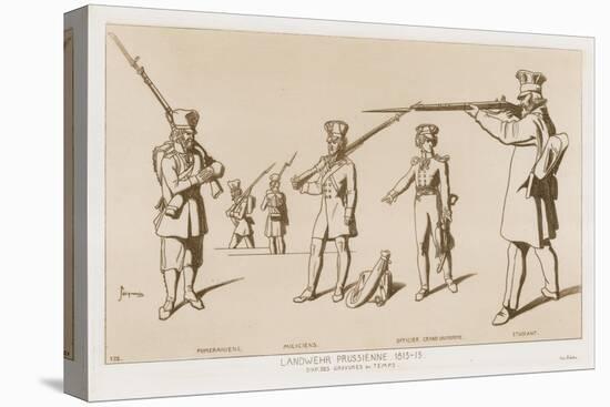 Prussian Landwehr, 1813-15-Raphael Jacquemin-Stretched Canvas