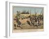 Prussian Musketeers and Grenadiers on the March from Mahren to Kustrin-Carl Rochling-Framed Giclee Print