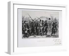 Prussian Prisoners, Franco-Prussian War, 1870-Auguste Bry-Framed Giclee Print