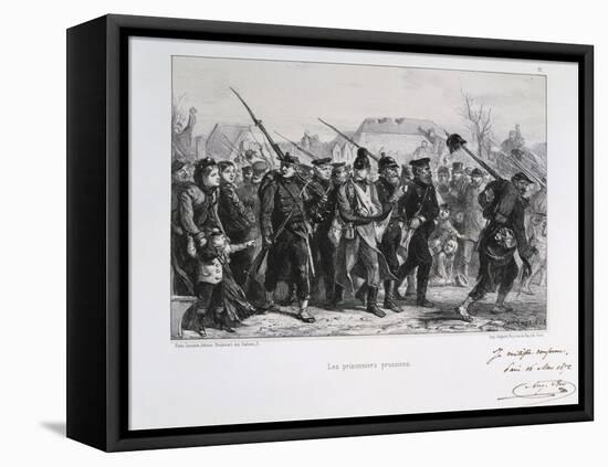Prussian Prisoners, Franco-Prussian War, 1870-Auguste Bry-Framed Stretched Canvas