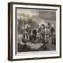 Prussian Requisitions in a Village Near Paris-null-Framed Giclee Print