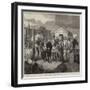 Prussian Requisitions in a Village Near Paris-null-Framed Giclee Print