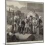 Prussian Requisitions in a Village Near Paris-null-Mounted Giclee Print