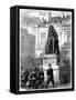 Prussian Troops Entering Metz, Franco-Prussian War, 1870-null-Framed Stretched Canvas