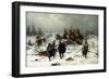 Prussian Uhlans Attacking French Zoaves, Franco Prussian War-Christian Sell-Framed Giclee Print