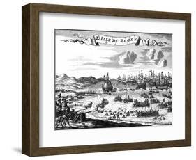 Prussians Take Rugen-Jan Luiken-Framed Art Print