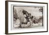 Pryamid and Palms, Guatemala-Theo Westenberger-Framed Photographic Print