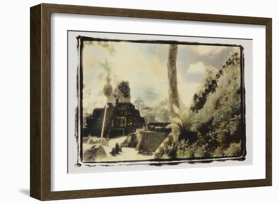 Pryamids I, Guatemala-Theo Westenberger-Framed Photographic Print