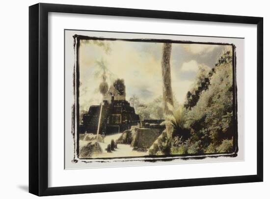 Pryamids I, Guatemala-Theo Westenberger-Framed Photographic Print