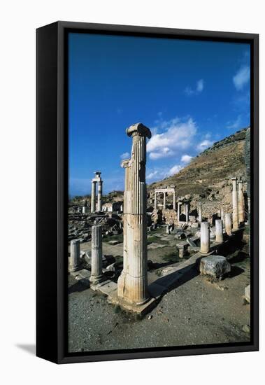 Prytaneion in Ephesus, Turkey, Greek-Roman Civilization-null-Framed Stretched Canvas