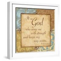 Psalm 18:32-Jace Grey-Framed Art Print