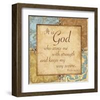 Psalm 18:32-Jace Grey-Framed Art Print