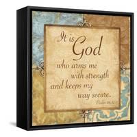 Psalm 18:32-Jace Grey-Framed Stretched Canvas