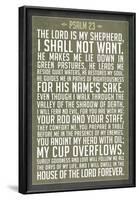 Psalm 23 Prayer Art Print Poster-null-Framed Poster