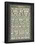 Psalm 23 Prayer Art Print Poster-null-Framed Poster