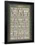 Psalm 23 Prayer Art Print Poster-null-Framed Poster