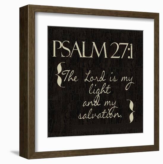 Psalm 27-1-Taylor Greene-Framed Art Print