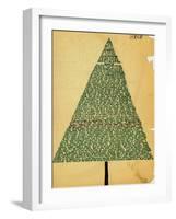 Psalm 95 Taking Form of Christmas Tree-null-Framed Giclee Print