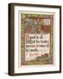 Psalm CXLV: 9 the Lord is Good to All-null-Framed Art Print