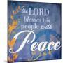 Psalm Peace-Art Licensing Studio-Mounted Giclee Print