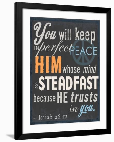 Psalm Saying II-null-Framed Giclee Print