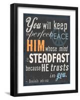 Psalm Saying II-null-Framed Giclee Print