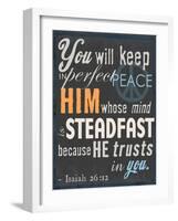 Psalm Saying II-null-Framed Giclee Print