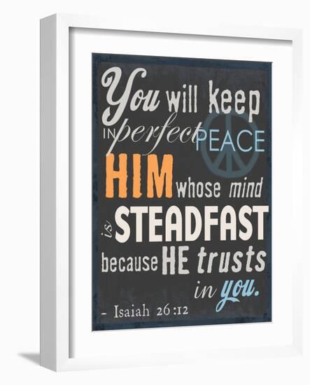 Psalm Saying II-null-Framed Giclee Print