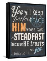 Psalm Saying II-null-Framed Stretched Canvas