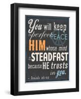 Psalm Saying II-null-Framed Premium Giclee Print