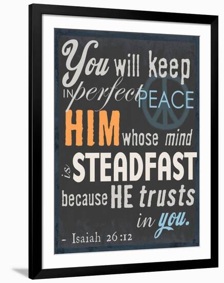 Psalm Saying II-null-Framed Giclee Print