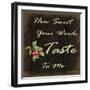 Psalms 119-103-Sheldon Lewis-Framed Art Print