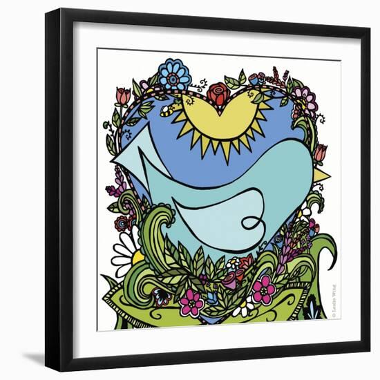 Psalms 30 12-Leslie Wing-Framed Giclee Print