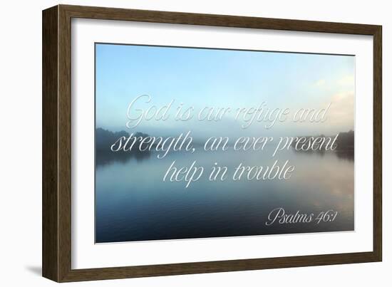 Psalms 46-1-Philippe Manguin-Framed Giclee Print