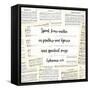 Psalms and Hymns-Imperfect Dust-Framed Stretched Canvas