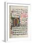 Psalter with holiday Hymns, illuminated manuscript, 15th c. Osservanza Basilica, Siena, Italy-null-Framed Art Print
