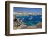 Psarrou Beach in Mykonos Island, Greece-Ali Kabas-Framed Photographic Print