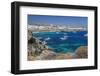 Psarrou Beach in Mykonos Island, Greece-Ali Kabas-Framed Photographic Print