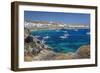 Psarrou Beach in Mykonos Island, Greece-Ali Kabas-Framed Photographic Print