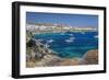 Psarrou Beach in Mykonos Island, Greece-Ali Kabas-Framed Photographic Print